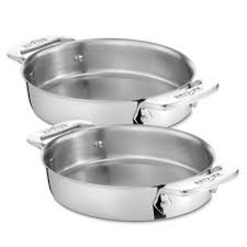 All Clad Stainless Oval Bakers Set Of 2 Bed Bath Beyond In 2020 Specialty Cookware Cookware Set Kitchen Cookware