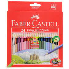 Buy Faber Castell Color Grip Pencils 24 Piecess For Best Price Shop On Luluwebstore Com Coloured Pencils Faber Castell Faber