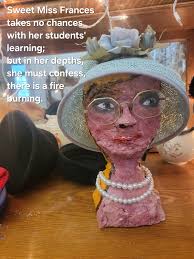 My 90 year old mother in law has dementia and is blind from macular  degeneration. I was wondering if any one could come up with some type of  craft she could do?