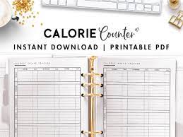 A food diary and fitness tracker can be very useful for controlling and losing weight and developing good health habits. Download Free Calorie Counter Pdf World Of Printables