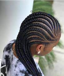 Black And Blue Cornrows African Hair Braiding Styles For Any Season Blackhair African Hair Braiding Styles Natural Hair Braids African Hairstyles