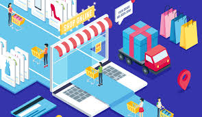 Conceptual image representing digital commerce and retail growth.