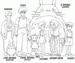 My Neighbor Totoro Coloring Page Printable Totoro Totoro Art Totoro Characters