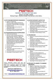 Job search opportunities for clients and consultant team are capable with no delay reallocating focus on the most urgent vacancies and as far as i know all the major companies in johor bahru are either engaged in business with jobbuilder. Vacancy Pestech Technology Utp Career Development Office Facebook