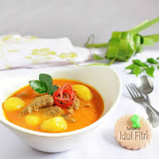 Resep aslinya dibuat menggunaka iga babi, bila diganti dengan iga sapi pun masakan iga bumbu taosi ini tetap memukau lidah. Gulai Kari Daging Spesial Lebaran Indofood Solution