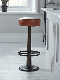 New Round Leather Bar Stool Kitchen Bar Stools Bar Stools Breakfast Bar Stools