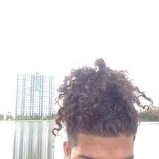 Pin By Alexcreates On Amazing Textured Hair Hair Styles Curly Man Bun Medium Curly Hair Styles