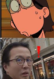 Orange Guy Crazy Motorcycle