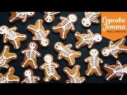 Halloween Special Pt 1 Skeleton Gingerbread Cookie Recipe Cupcake Jemma Youtube Cupcake Jemma Ginger Bread Cookies Recipe Halloween Cookie Recipes