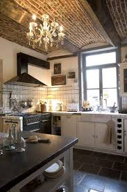 If you're dreaming of remodeling your kitchen like me, use these stylish spaces for inspiration to give the 1. Brick Ceiling Home Kitchens Kitchen Remodel Beautiful Kitchens