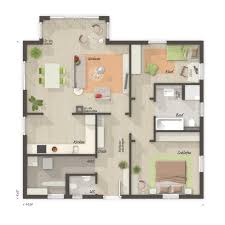 bungalow grundriss barrierefrei mit erker gaste wc 3 zimmer 90 qm massivhaus schlusselfertig bauen ideen town c country house bungalow town and country