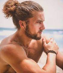 High Ponytail Stylish Look Long Hair Styles Men Mens Ponytail Hairstyles Cool Hairstyles For Men