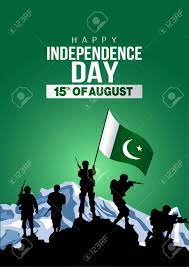 Pakistan was established in two wings; Happy Independence Day Pakistan Vector Illustration Of Pakistan Army With Flag Royalty Free Cliparts Vectors And Stock Illustration Image 152802950