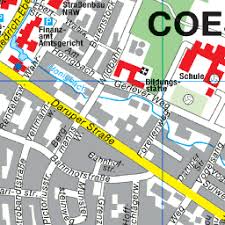 Öffnungszeiten und services unserer coesfelder geschäfte und gastronomen. Stadtplan Coesfeld