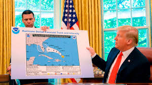 Cnn has two choropleth maps for you to watch how the election of the united states president unfolds. Trump Shows Apparently Altered Dorian Trajectory Map Including Alabama Cnn Politics