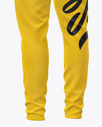 Download Men S Sport Pants Mockup In Apparel Mockups On Yellow Images Object Mockups