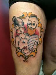 Tattoo Old School Family Portrait