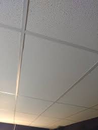 A Drop Ceiling Adds A Cool Industrial Look And Additional Insulation To A Garage Or Storage Room Dropped Ceiling Storage Room Flooring