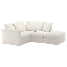Parce que le canapé fait partie intégrante de notre quotidien, nous nous sommes lancé le défi de sublimer votre sofa préféré tout en le protégeant. Gronlid Housse Canape D Angle 3 Places Sans Accoudoir Inseros Blanc Ikea