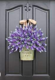 Maybe you would like to learn more about one of these? Lavender In Tin Door Hanger Spring Door Wreaths Wreath Decor Door Decorations