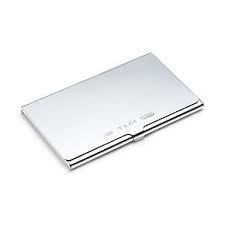 Business card holders keep your business cards in perfect condition when you hand them at professional or • holds 10 standard cards • reflective silver color • personalized engraving. Tiffany Co Tiffany 1837 Business Card Case Business Card Case Tiffany Co Business Card Holders