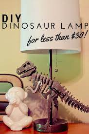 Diy Dinosaur Lamp For Less Than 30 Dinosaur Lamp Dinosaur Bedroom Kid Room Decor