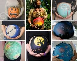 Pregnancy Bump Painting With Jillian Elizabeth Dundee Scotland Fife Angus Perth