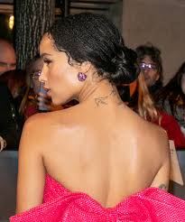 The actress added the 10th piece of ink to her. Zoe Kravitz Reveals Two New Tattoos Shoulder Cover Up