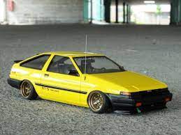 1 24 ae86型 トヨタ カローラ gt s 北米仕様 toyota corolla gt s lowered stance usdm トヨタカローラ ラジドリ プラモデル 車