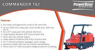 Powerboss Commander T82 Power Gallon Cdr