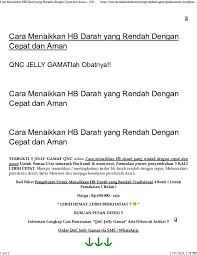 Cara menaikkan hb pada penderita gagal ginjal. Pdf Cara Menaikkan Hb Darah Yang Rendah Dengan Cepat Dan Aman Jujun Dai Academia Edu