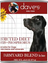 Check spelling or type a new query. Dave S Restricted Diet Protein Phosphorus Farmyard Blend Canned Dog Food Petflow