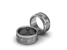 Www Duckbandbrand Com Deer Track And Turkey Track Ring Stainless Steel Made To Order Duck Band Ring Rings For Men Deer Wedding Bands