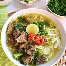 Resep soto babat bali merupakan salah satu warisan kuliner nenek moyang yang terbuat dari potongan babat baik itu sapi maupun kambing kemu. Soto Daging Kuah Bening Misterkoki Kumpulan Resep Masakan Lengkap Dan Mudah