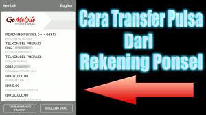 Transfer pulsa ke teman yang lagi kehabisan, dan juga terima pulsa saat kamu butuh. Cara Membeli Transfer Pulsa Dari Rekening Ponsel Go Mobile Cimb Niaga Youtube