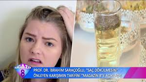 Prof Dr Ibrahim Saracoglu Sac Dokulmesini Onleyen Karisimin Tarifi Acikladi Youtube
