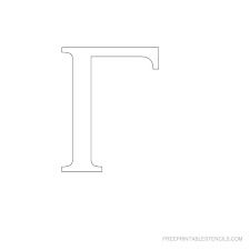 Printable Greek Letter Alphabet Stencils Alphabet Stencils Lettering Alphabet Greek Alphabet