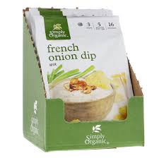 It combines a creamy, smooth texture with just the right balance of french onion flavor. Simply Organic French Onion Dip Mix 12 Packets 1 10 Oz 31 G Each Iherb