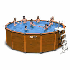 piscine pas cher cdiscount kit piscine aspect bois sequoia spirit 4 78 m iziva com piscine intex piscine piscine tubulaire