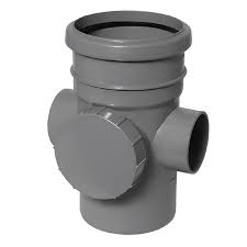 FloPlast Grey Soil Ring Seal Access Socket Spigot - 110mm ...