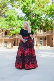 Red And Black Ball Gown Mother Of The Bride Dress With A Flattering Off The Shoulder Mother Of The Bride Dresses Mother Of The Bride Mother Of The Bride Looks