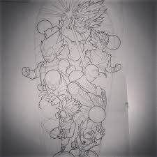 Would Love To Tattoo This Dragon Ball Z Sleeve Dragonball Dragondallz Dragon Ball Tattoo Dragon Ball Art Dragon Ball Artwork
