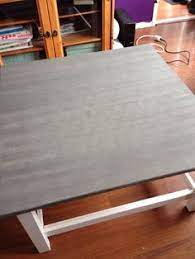 ikea hemnes salontafel geverfd met deco verf van de action voor het huis deco hemnes