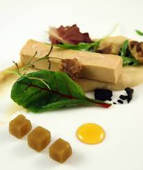Foie Gras Terrine With Compressed Apple Butter Brioche Puree Candied Walnuts Black Truffle Apple Cognac Gastrique Spiced Walnuts Food Apple Butter