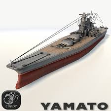 Yamato Ship Battleships 3d 3ds Yamato Battleship Model Boats