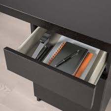 Computer Tables Corner Small Desks Ikea In 2020 Black Desk Ikea Malm Desk Malm