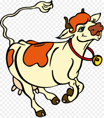 Cute lembu hitam dan putih tangan ditarik unsur unsur suka. Ternak Betis Buku Mewarnai Gambar Png