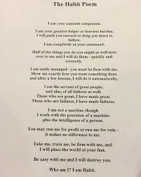 Habit Poem Dont Quit Poem Inspirational Quotes Poems