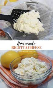 Homemade Ricotta Recipe The Easy Way Homemade Ricotta Recipe Homemade Ricotta Cheese Recipe Ricotta Recipes