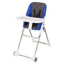 Evenflo Symmetry Flat Fold High Chair Hayden Dot Walmart Com